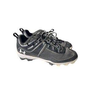 Under Armour Glyde Women’s Size 9.5 Softball Cleats Black White 3024330-001